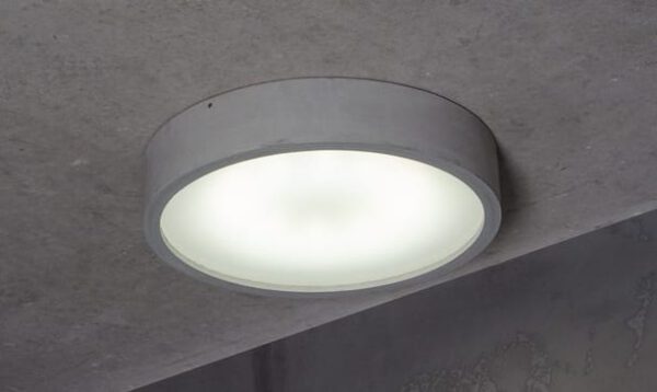 Deckenlampe Modern Betonlampe Grau LED Energiesparende Designer Lampe aus Beton 