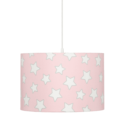 Hängeleuchte Pink Stars