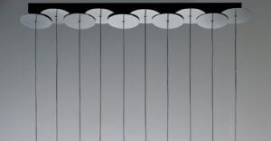 Exklusive Glas-Hängeleuchte Spillray 10 Axo Light