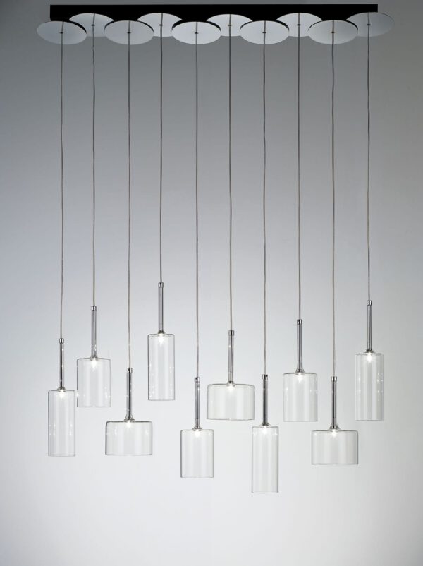 Exklusive Glas-Hängeleuchte Spillray 10 Axo Light