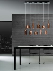 Exklusive Glas-Hängeleuchte Spillray 10 Axo Light