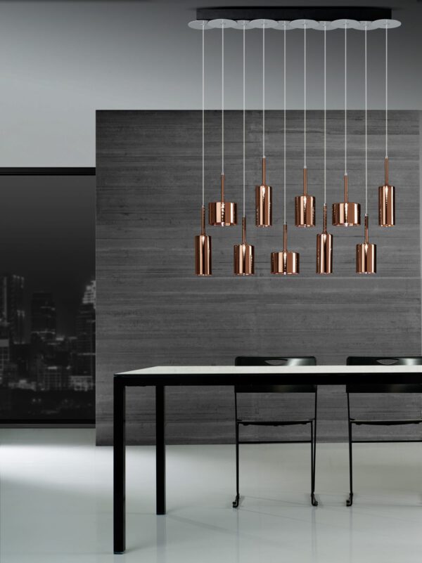 Exklusive Glas-Hängeleuchte Spillray 10 Axo Light