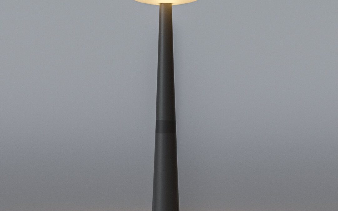 Moderne Steh-Solarlampe Paquita Farola  Newgarden