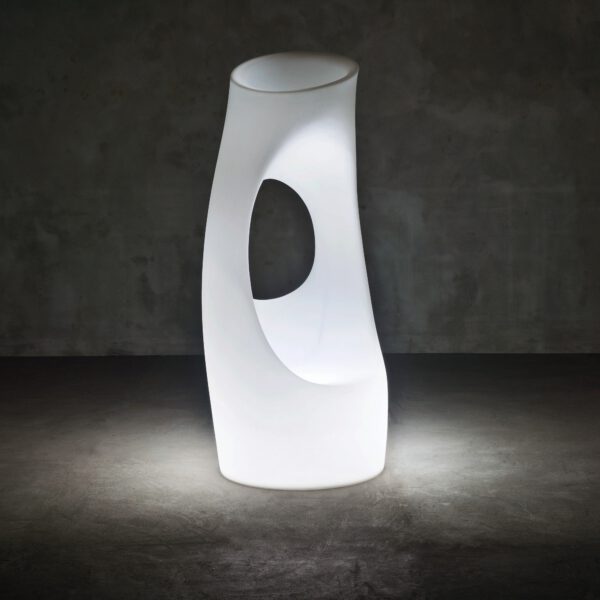 Design Beleuchteter Blumentopf / Stuhl  Holly All Indoor – Outdoor Serralunga